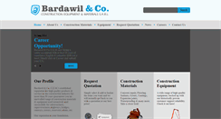 Desktop Screenshot of bardawilco.com