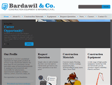 Tablet Screenshot of bardawilco.com